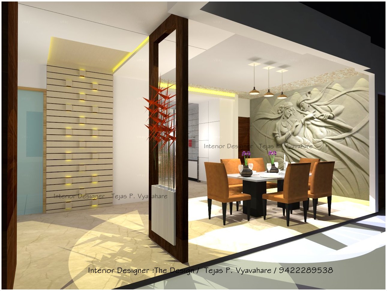 Amit Mandal 3D View Interior Design By The Design